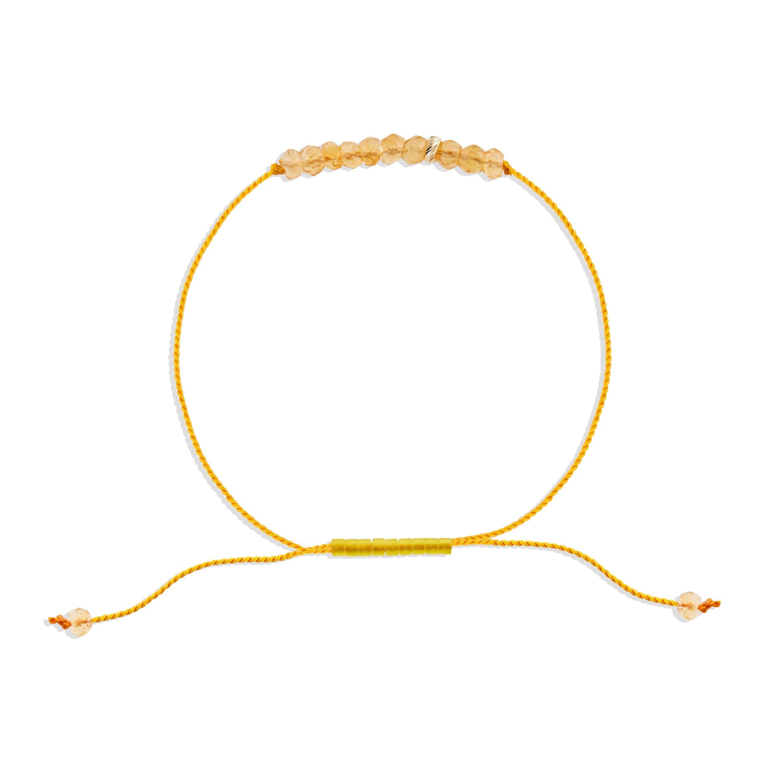 The Energy Project - Prosperity Bracelet - Citrine & 14k Gold