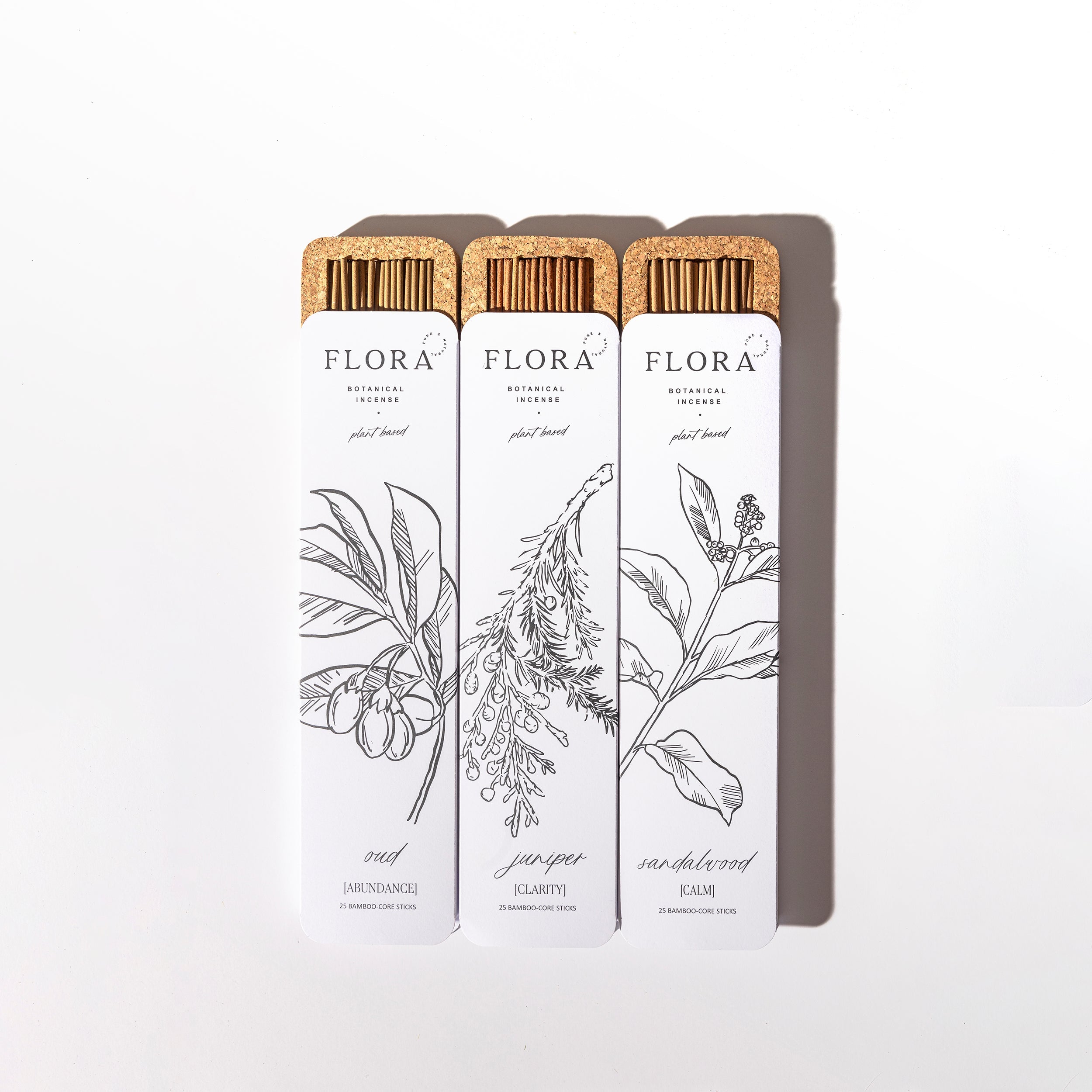 Flora Natural Incense Sticks Trio