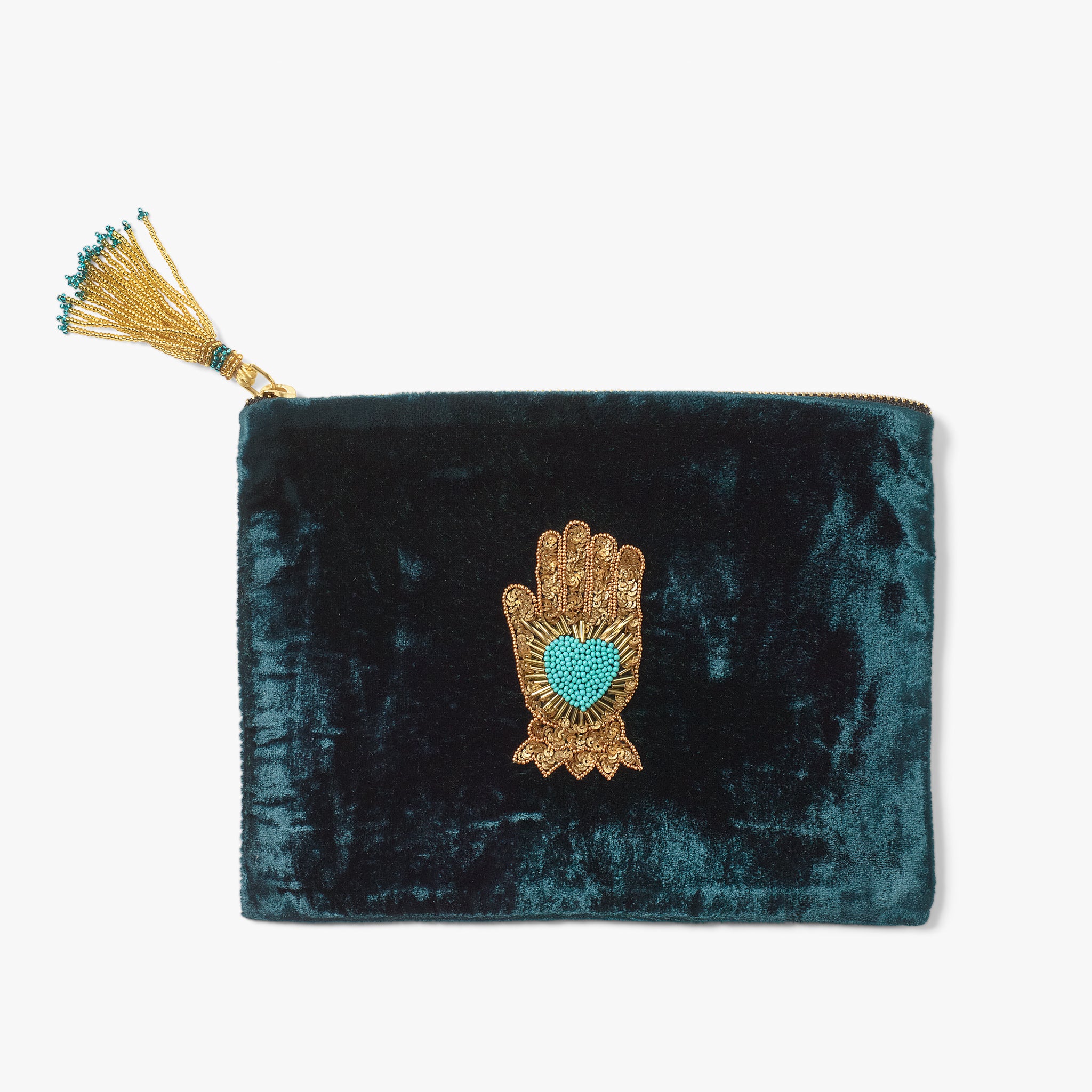 Hamsa Heart pouch