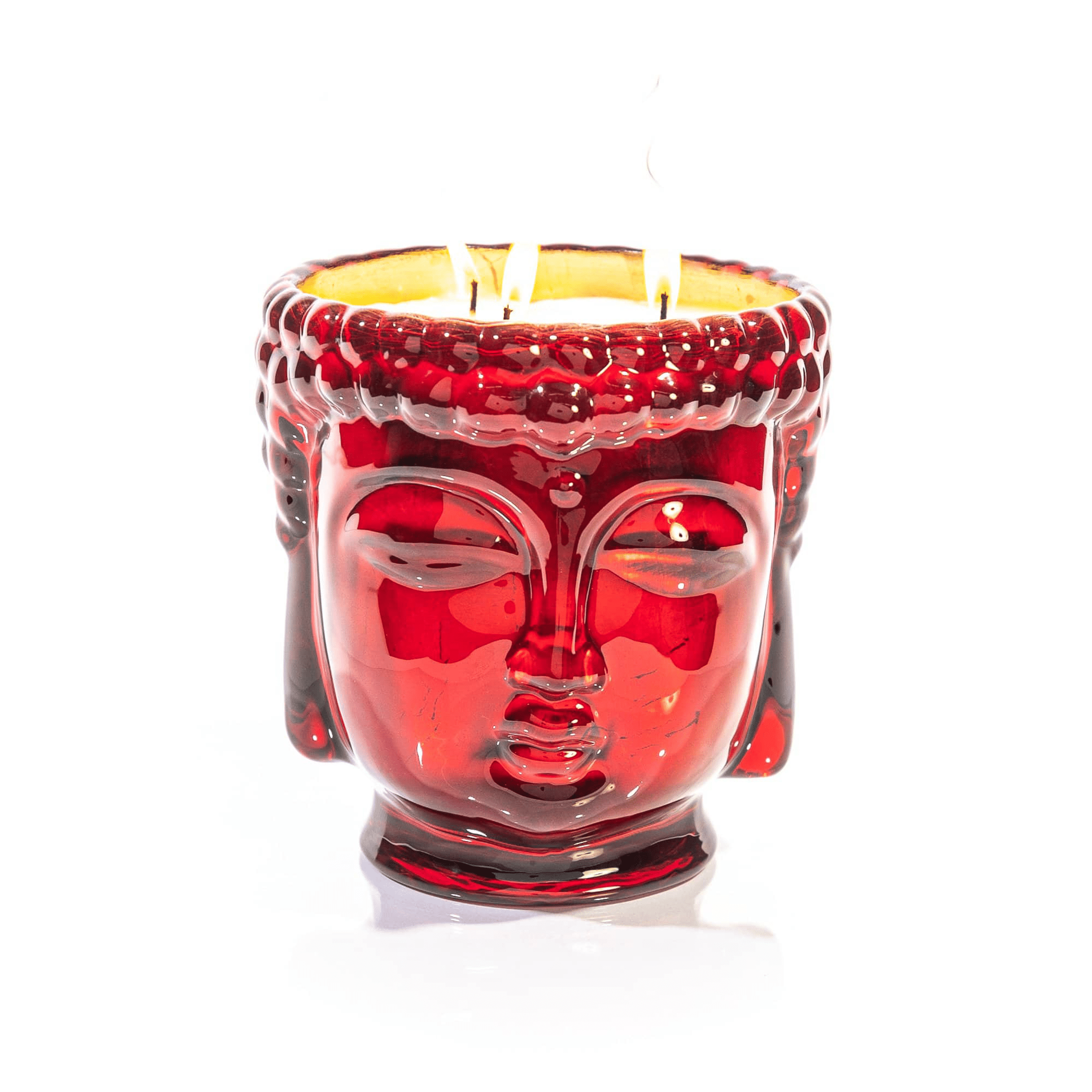 Elizabeth II | 24K Gold Ruby Red Glass Buddha Royale