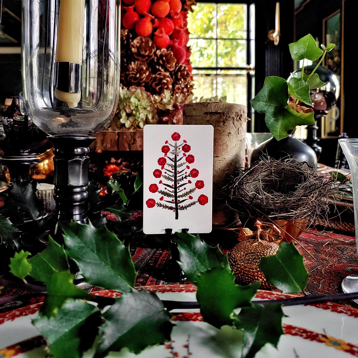 Marian McEvoy: 'Tannenbaum'- Custom Place Cards